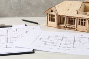 home floor plan with model